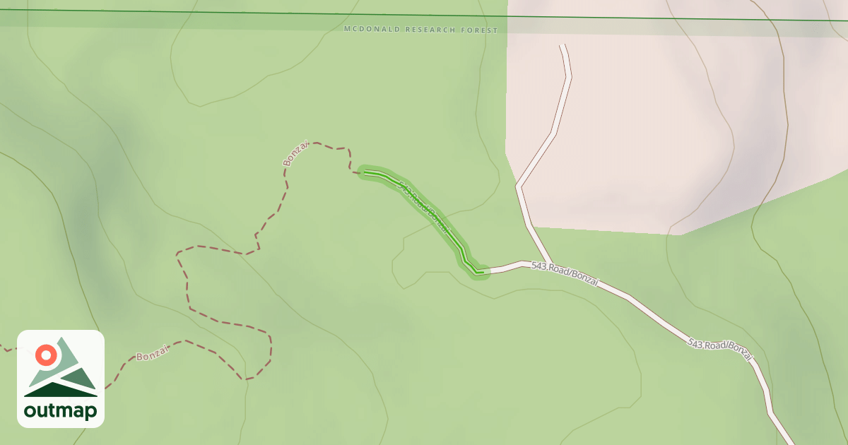 Map of 543 Road/Bonzai