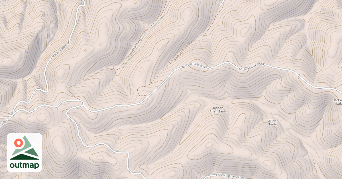 Map of MC EWAN LAKE