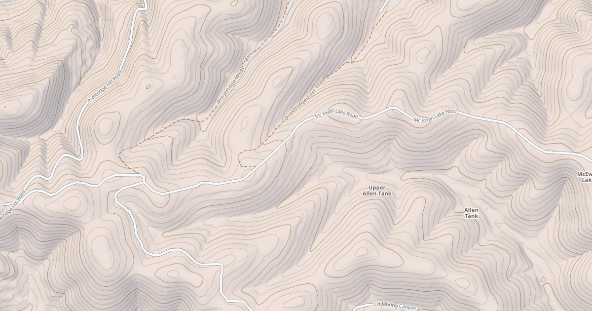 Map preview of MC EWAN LAKE
