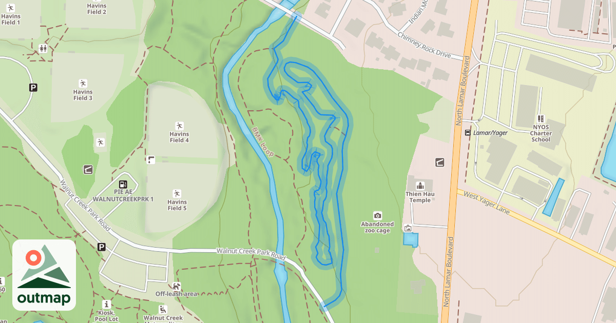 Map of BMX Loop