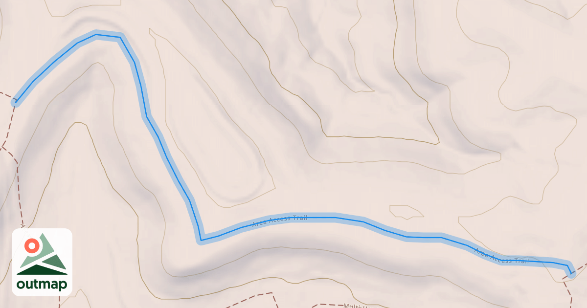 Map of Area Access Trail