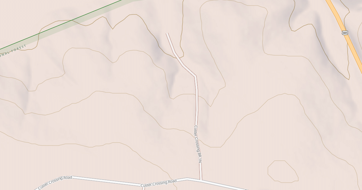 Map preview of CUSTER CROSSING BR 1N