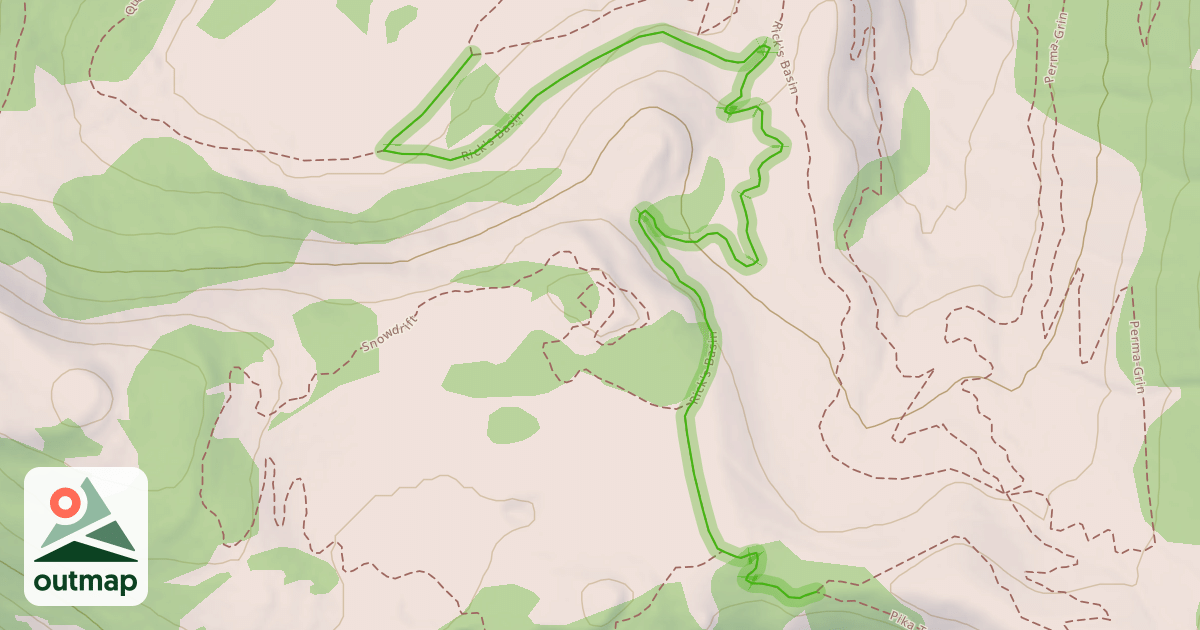 Map of Rick's Basin