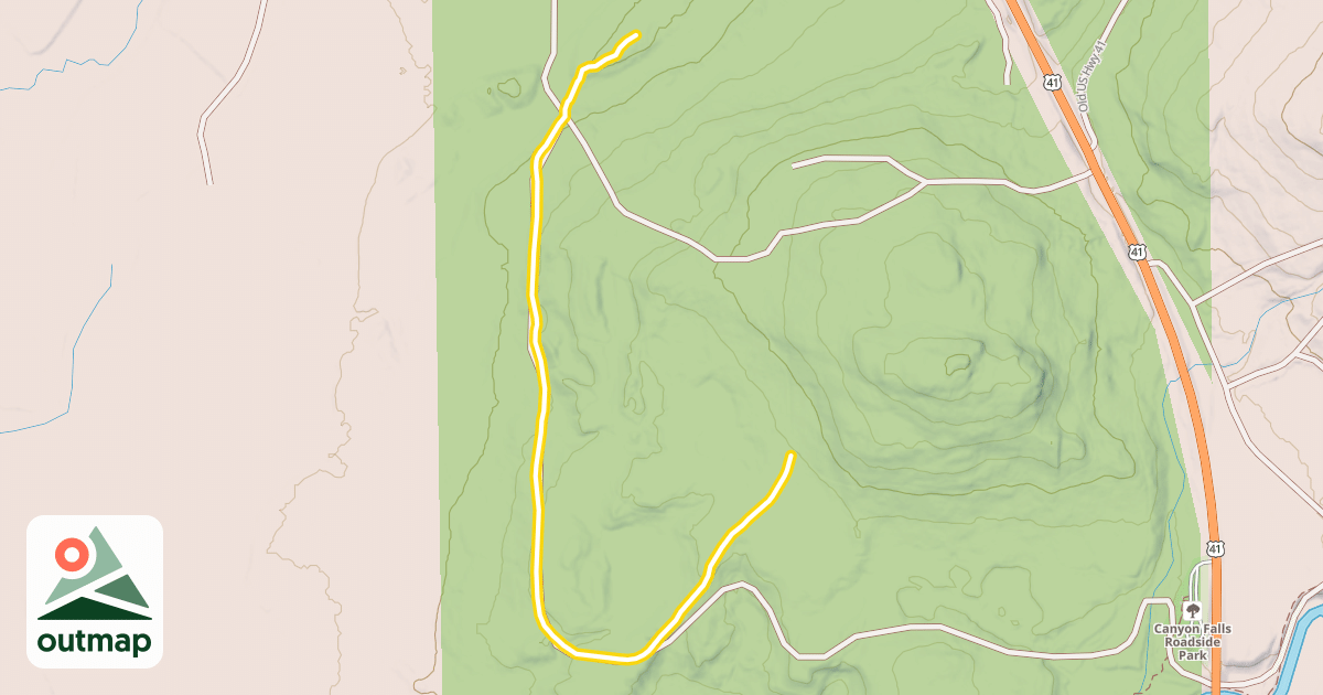 Map of Basswood Trail