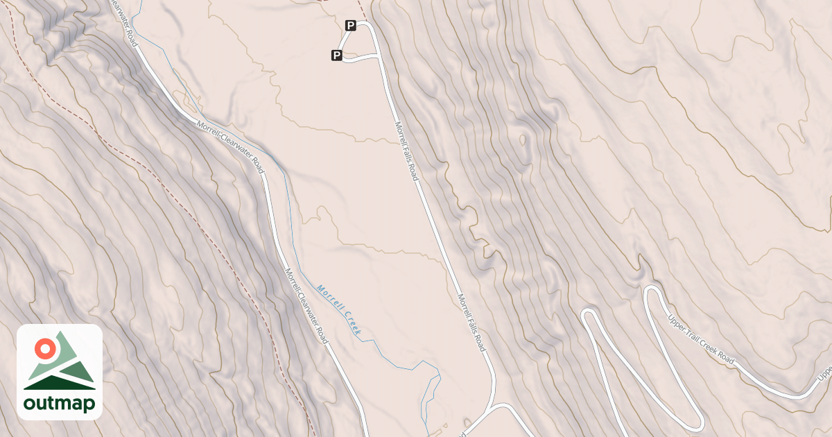 Map of MORRELL FALLS