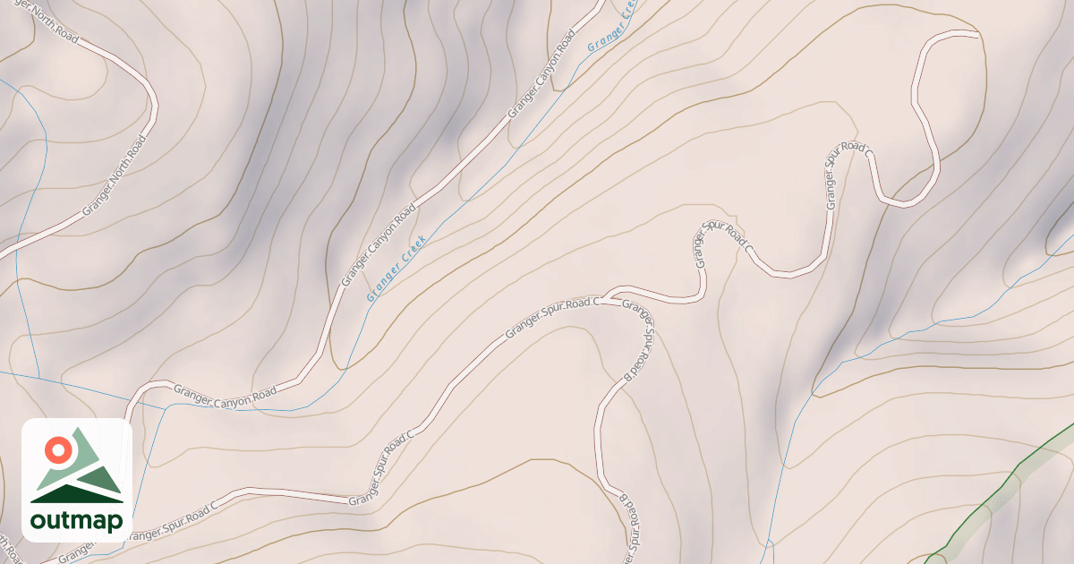 Map of GRANGER SPUR