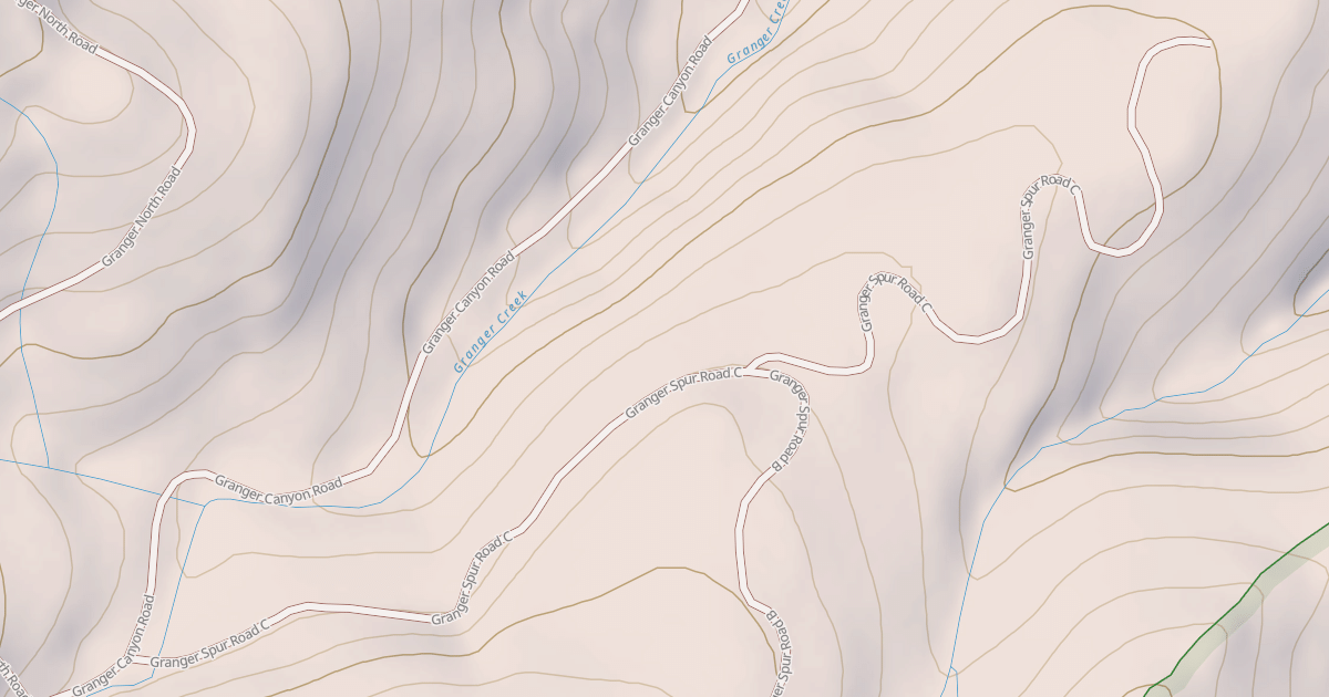 Map preview of GRANGER SPUR