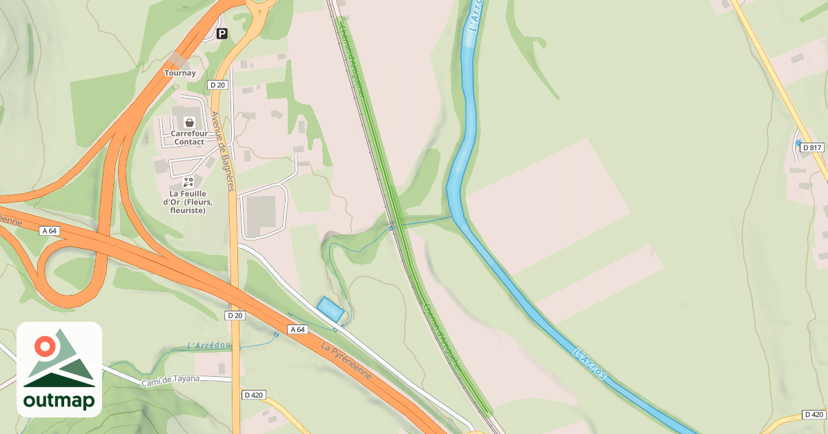 Map of Chemin d'Artigueher