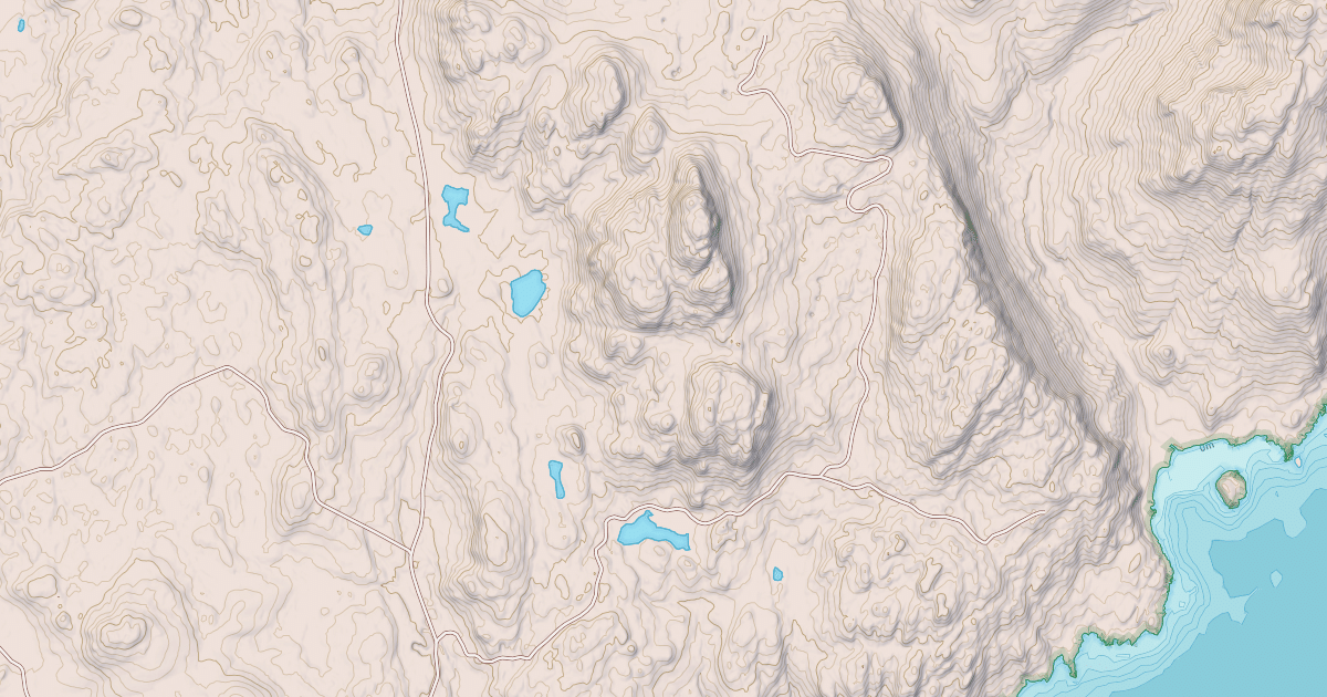 Map preview of THREE KNOBS  1525200 ROAD