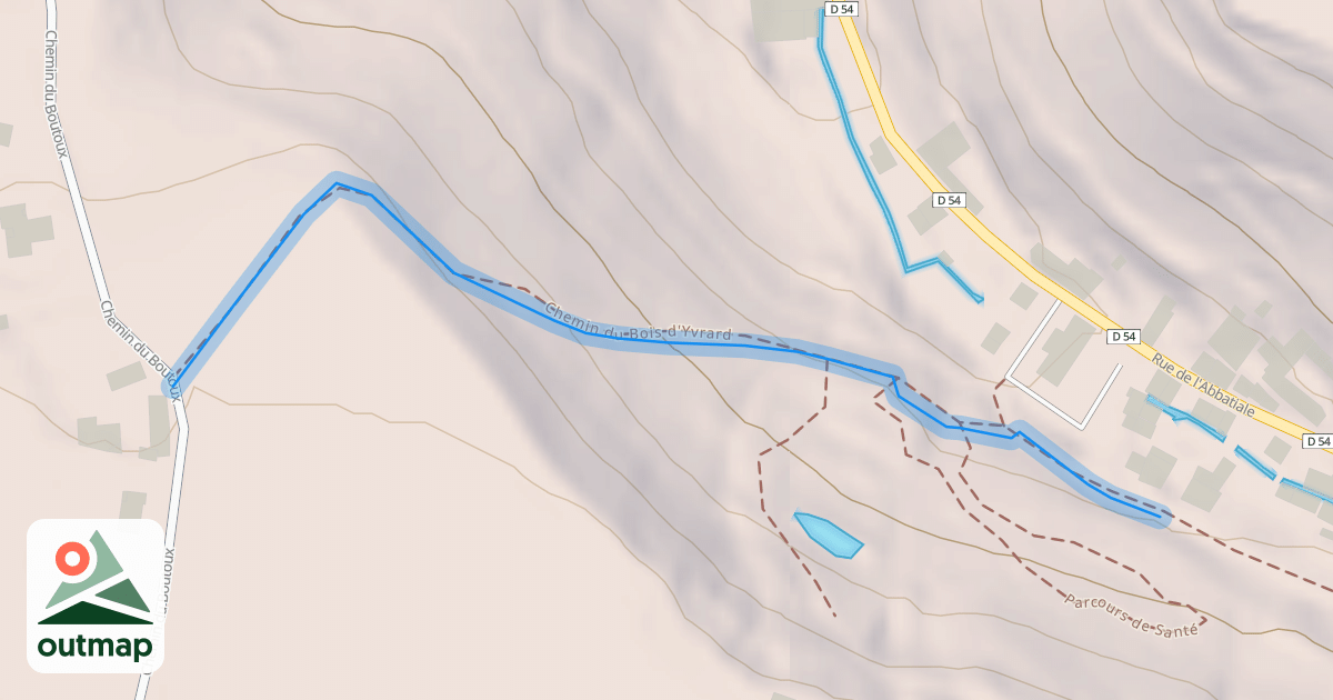 Map of Chemin du Bois d'Yvrard