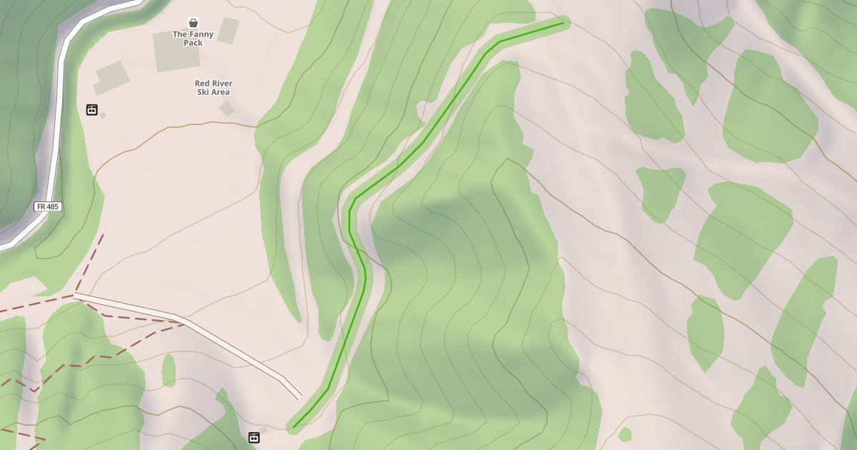 Map preview of Gold Avenue