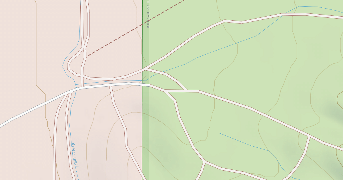 Map preview of BLM National GTLF Public Motorized Roads 419aa97e-a19e-4e9b-898d-95849e5eea51