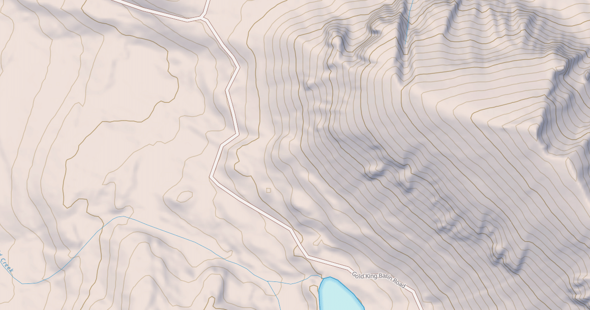 Map preview of GOLD KING BASIN