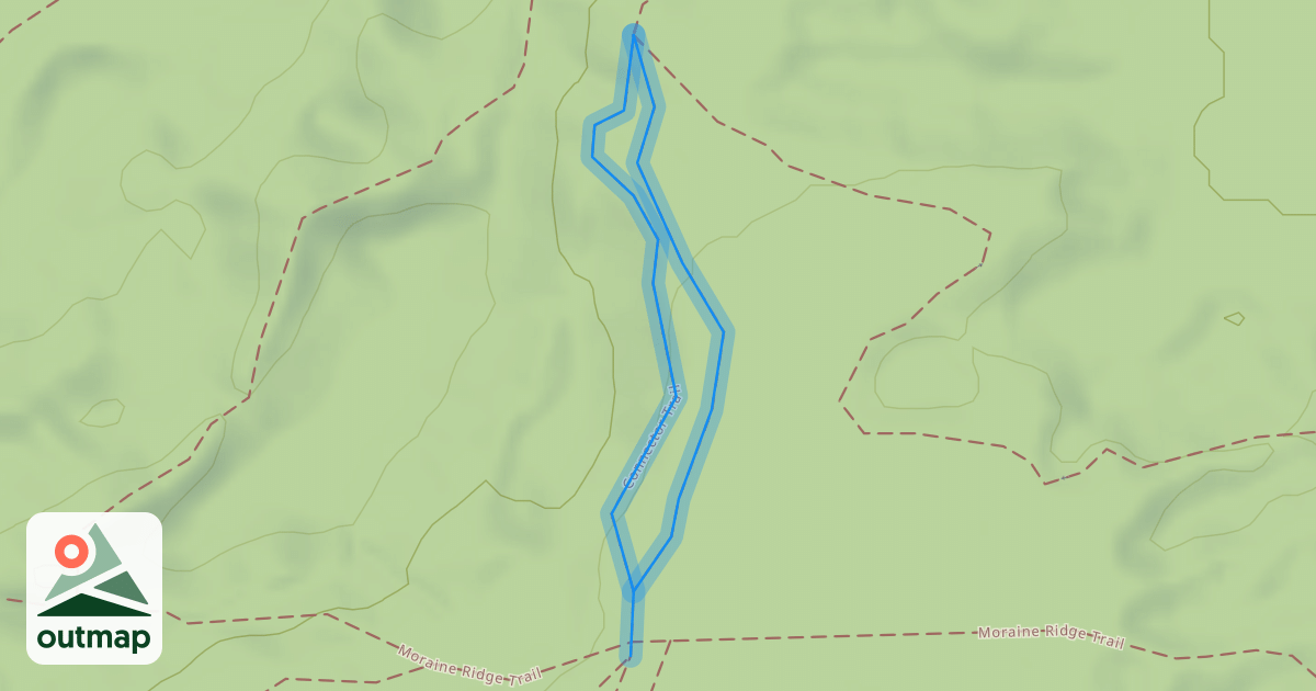 Map of Connector Trail in Jefferson