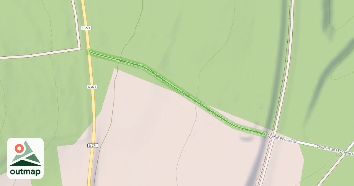 Map of Chemin de la Queue Pouilleuse
