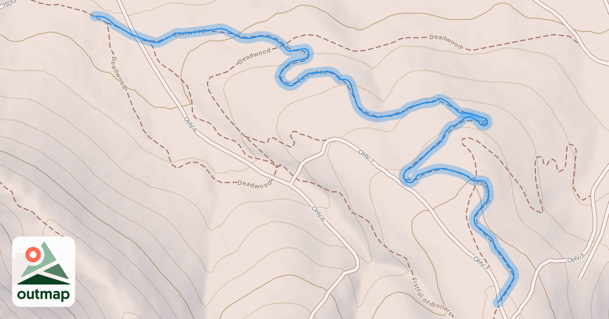 Map of Eastwood Trail