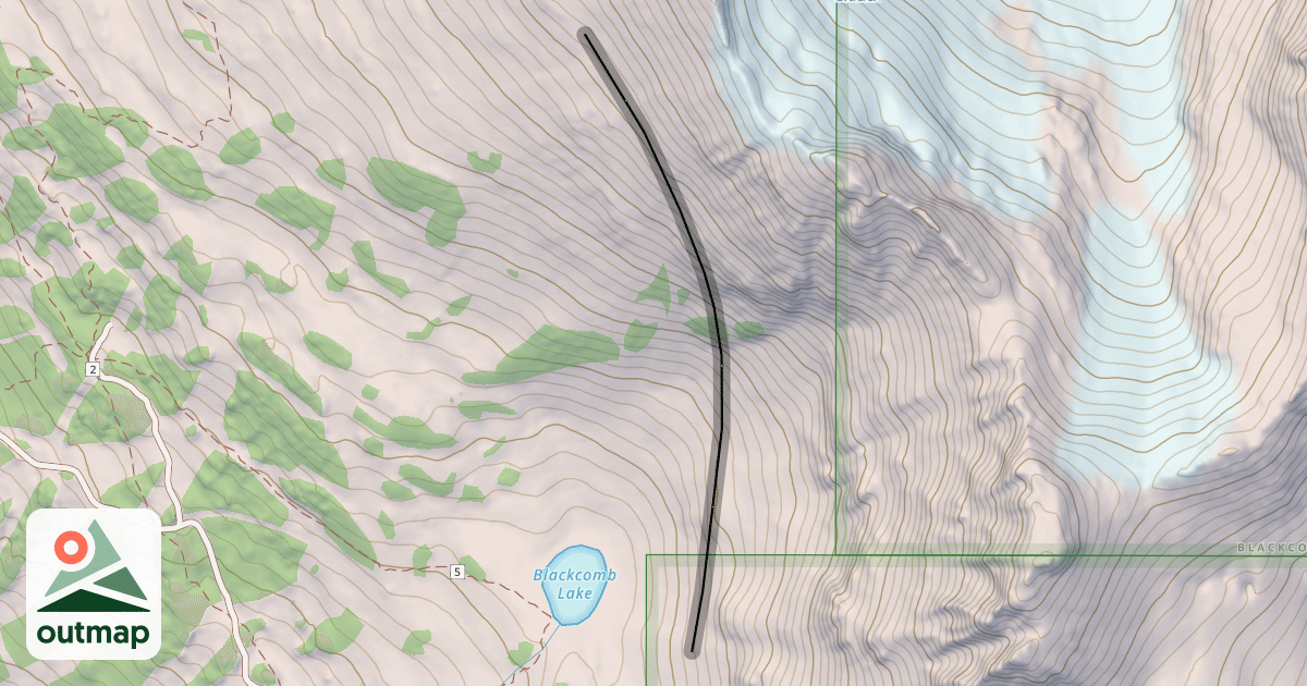 Map of Lakeside Traverse