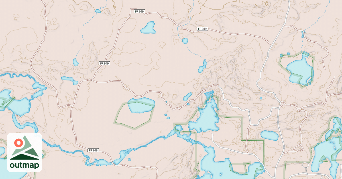 Map of LITTLE ISABELLA RIVER