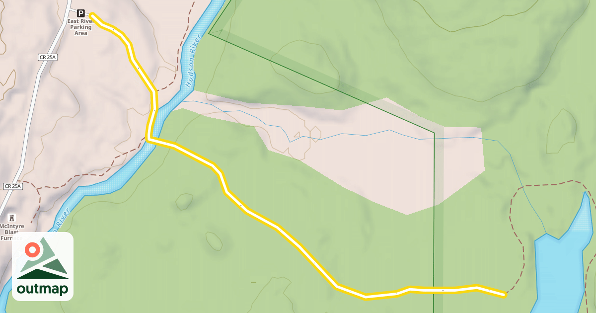 Map of East River Trail