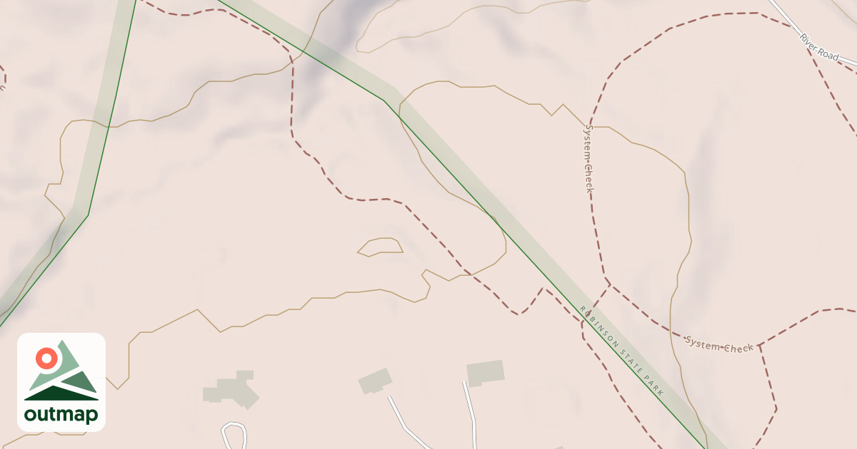 Map of White Trail