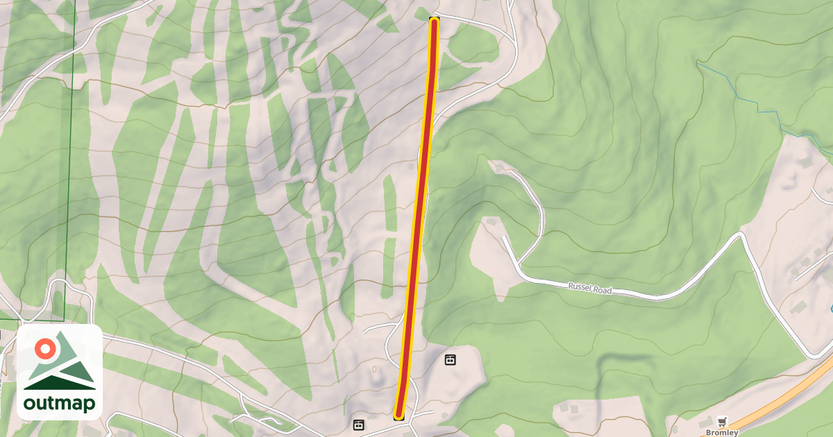 Map of East Meadow Chairlift