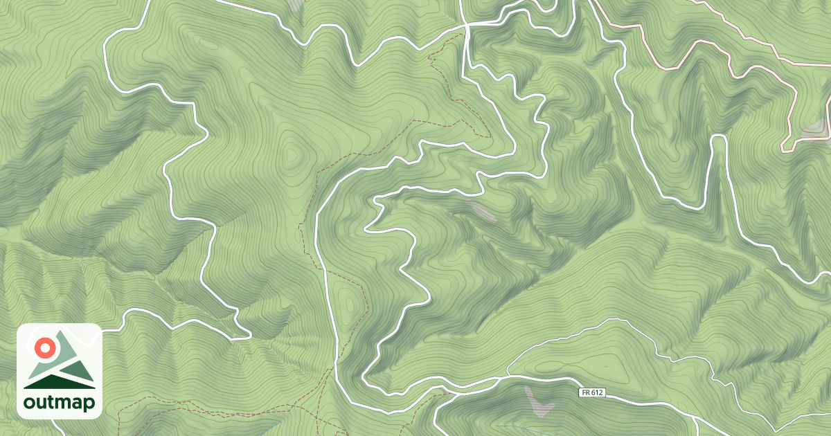 Map of Huckleberry Ohv