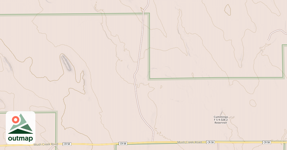 Map of CUMMINGS RANCH
