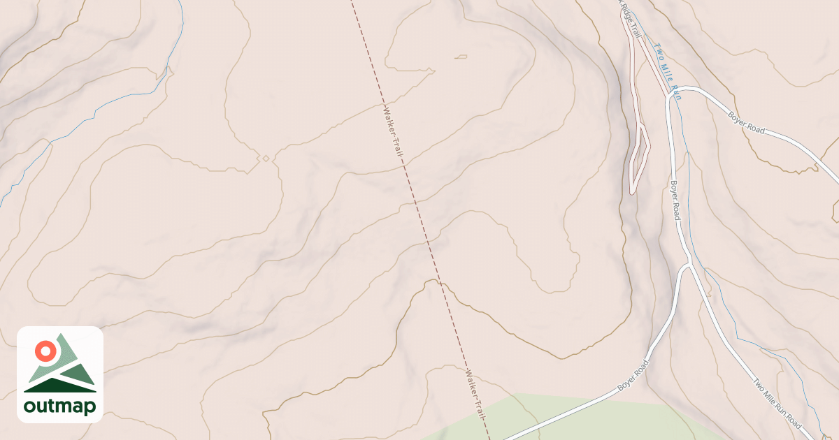 Map of Whiskey Springs Trails