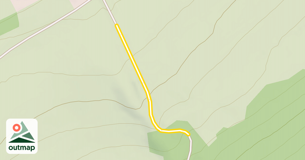 Map of Route des Verrières-de-Joux aux Monts Dessus