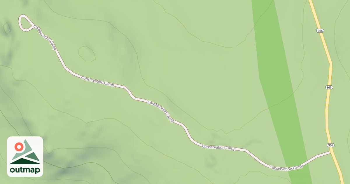 Map of CONSERVATION CAMP
