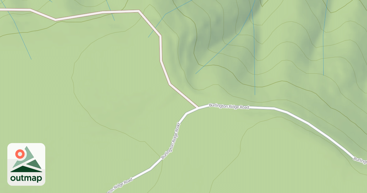 Map of BURLINGTON RIDGE SPUR