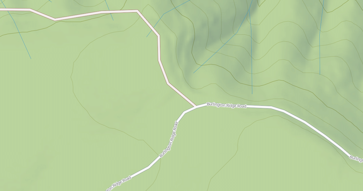 Map preview of BURLINGTON RIDGE SPUR
