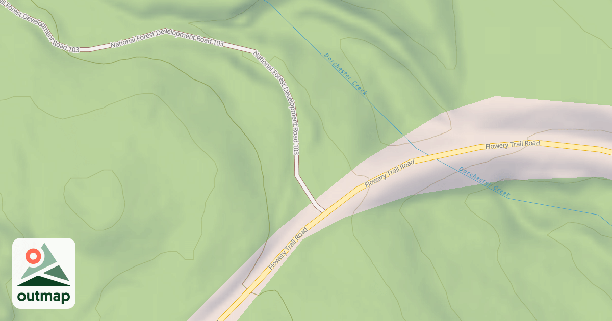 Map of USFS Motor Vehicle Use Map Roads {466D080A-CFD8-44F6-998A-953D8D18AC2A}