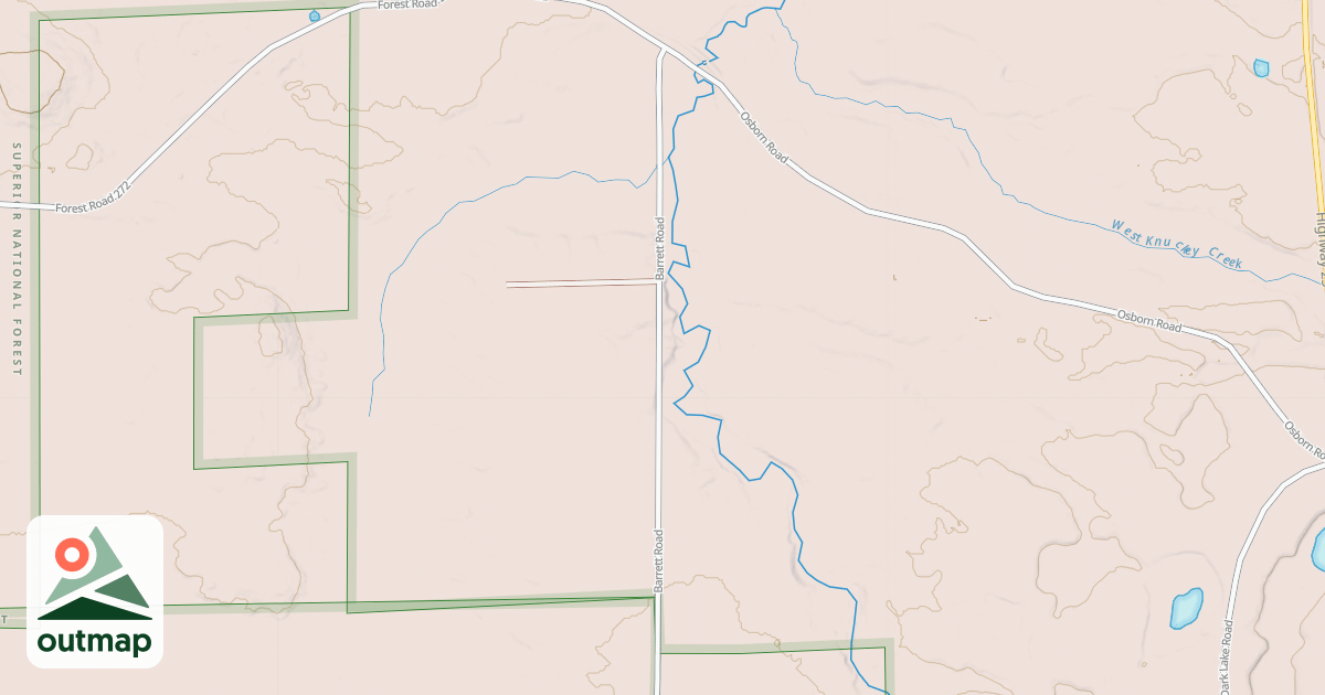 Map of BARRETT ROAD