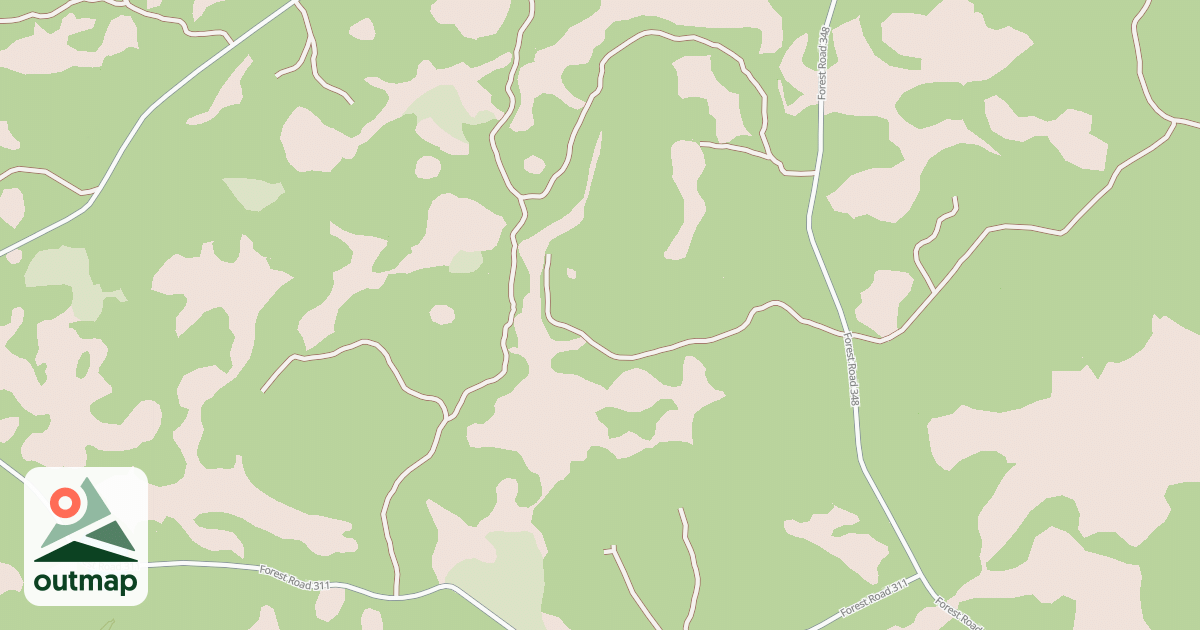 Map of USFS National Forest System Roads {C8737691-734F-4C1C-8F32-FD99BD193808}