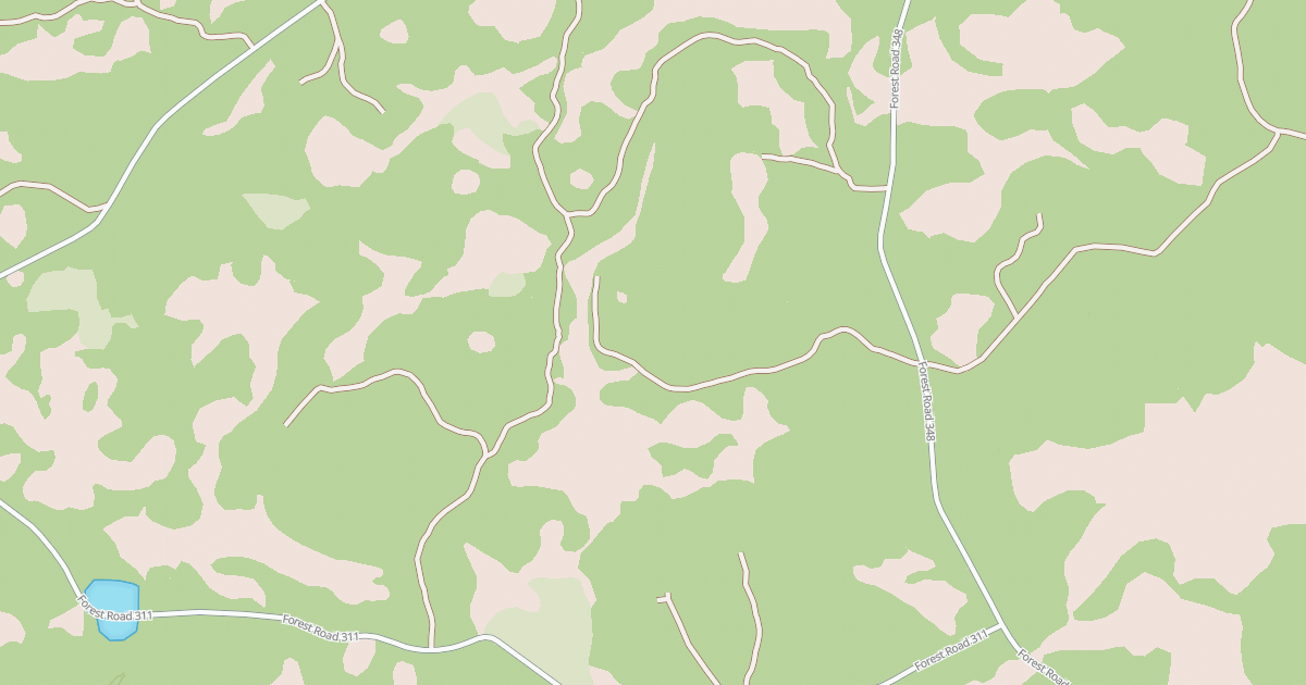 Map preview of USFS National Forest System Roads {C8737691-734F-4C1C-8F32-FD99BD193808}