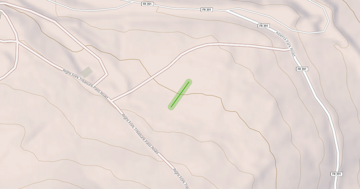 Map preview of Spencer's Run