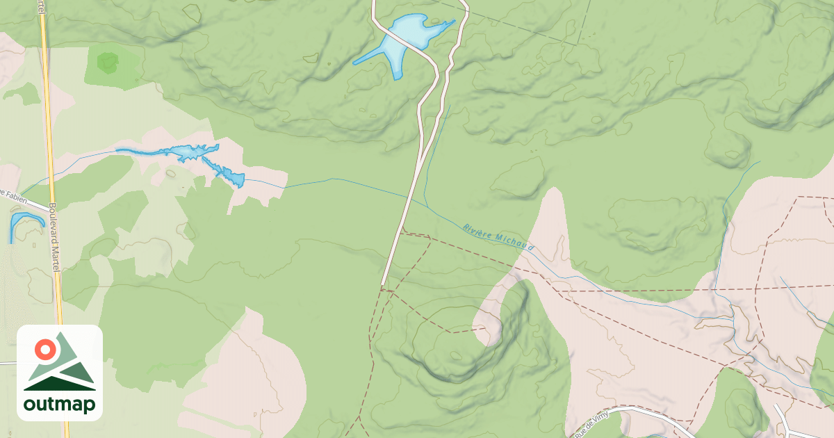 Map of Saguenay Quad Trails 115