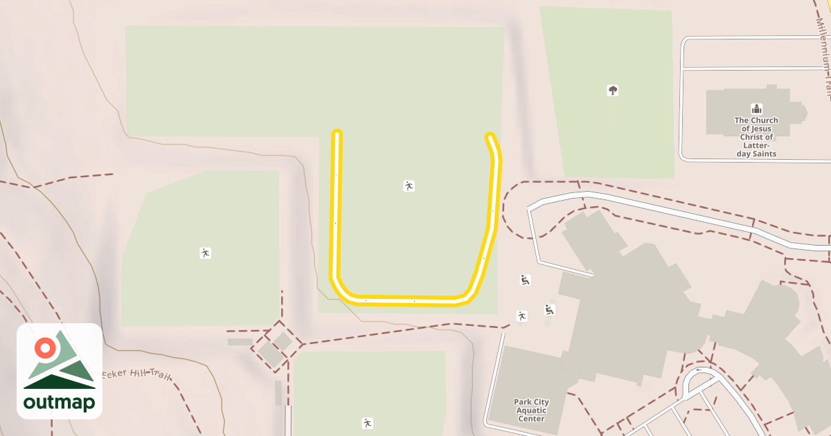Map of Ecker Hill Nordic Trail