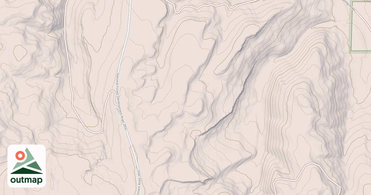 Map of USFS National Forest System Roads {2DD65C88-7387-46AB-9740-95EA31DC5901}