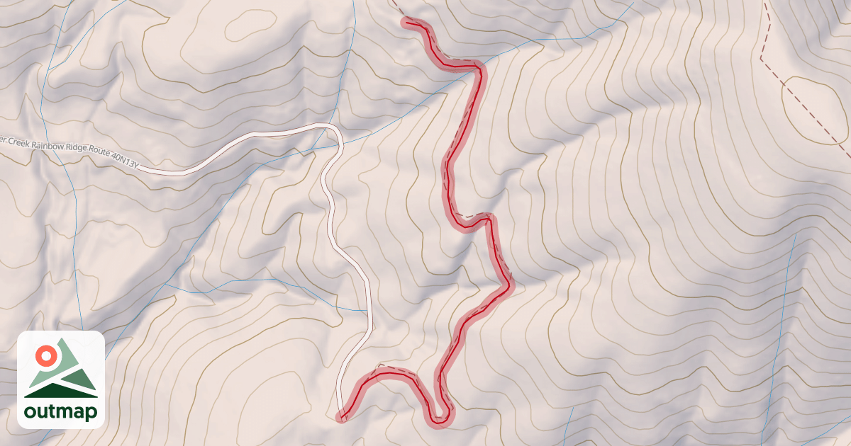 Map of Texas Road