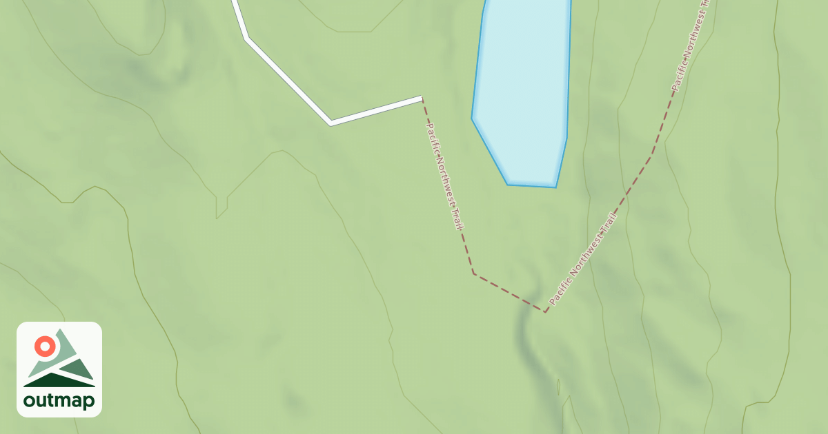 Map of BRUSH LAKE CAMPGROUND LOOP