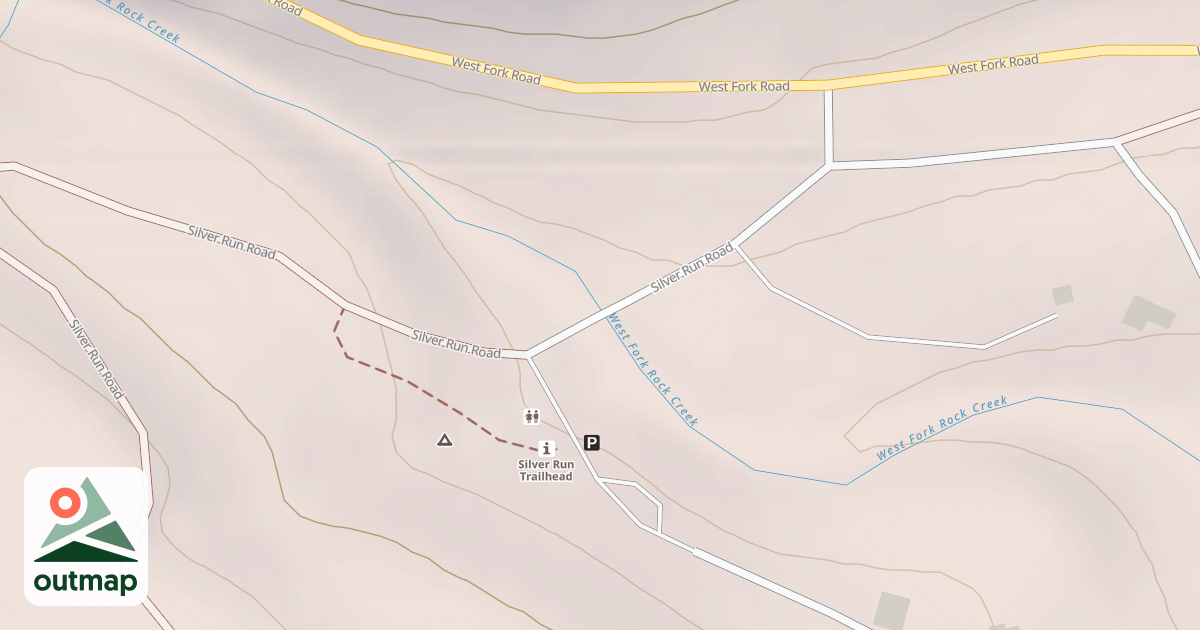 Map of SILVER RUN