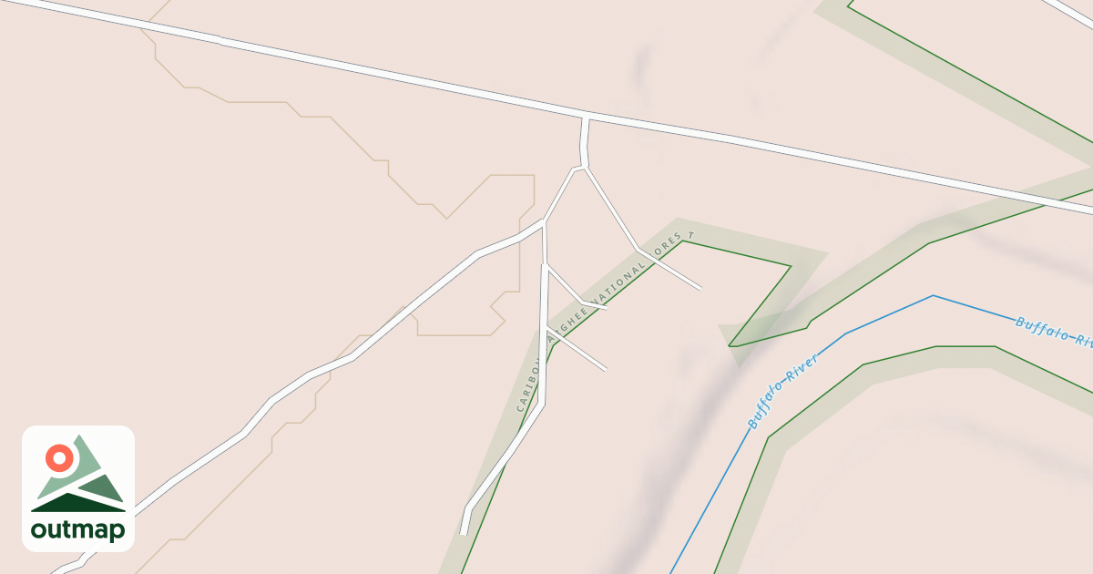 Map of BOR SITE B