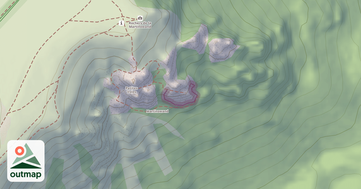 Map of Strassburgerwand