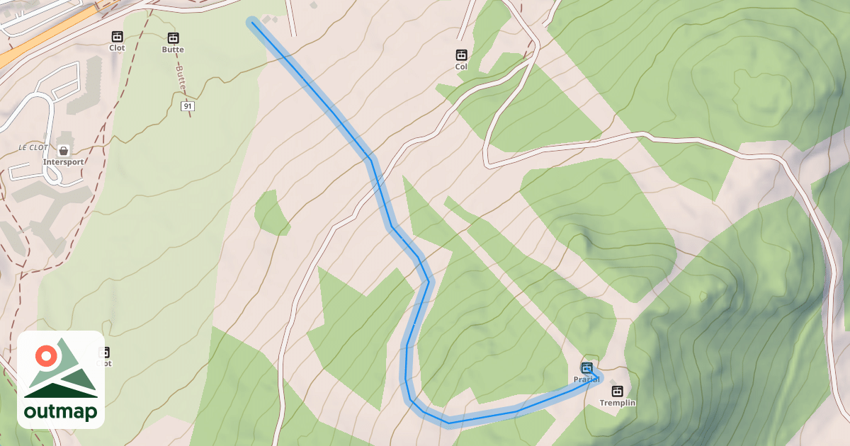 Map of Mandarine