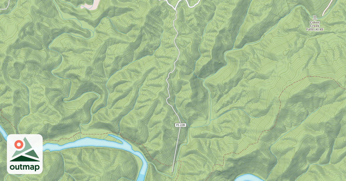 Map of DUCKETT RIDGE EXT.