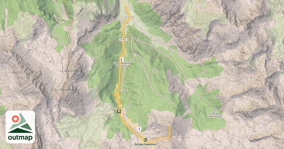 Map of L'Arpelin — Le Laus