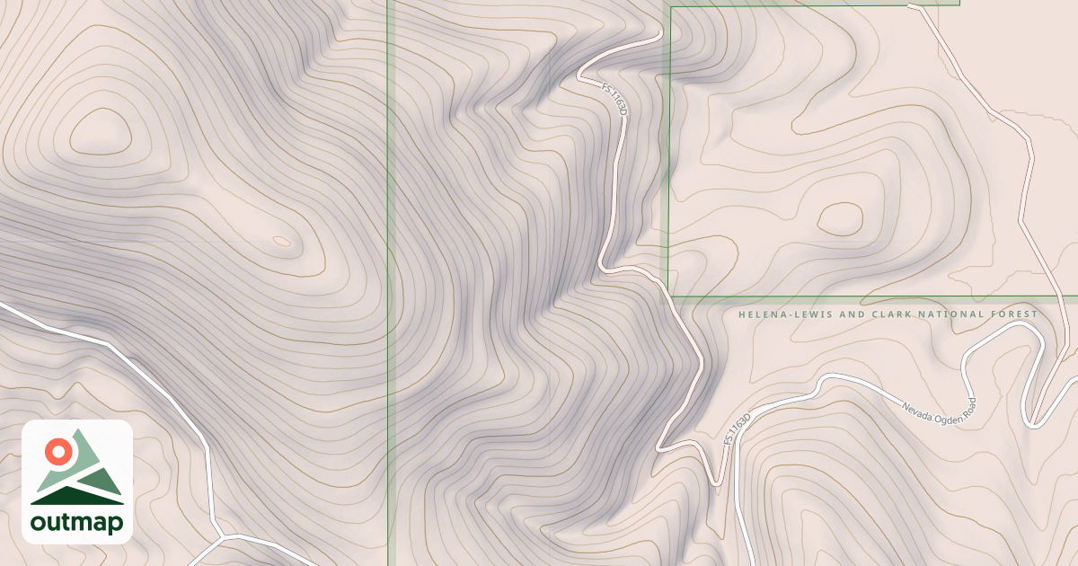 Map of TRAPPER MOUNTAIN #6