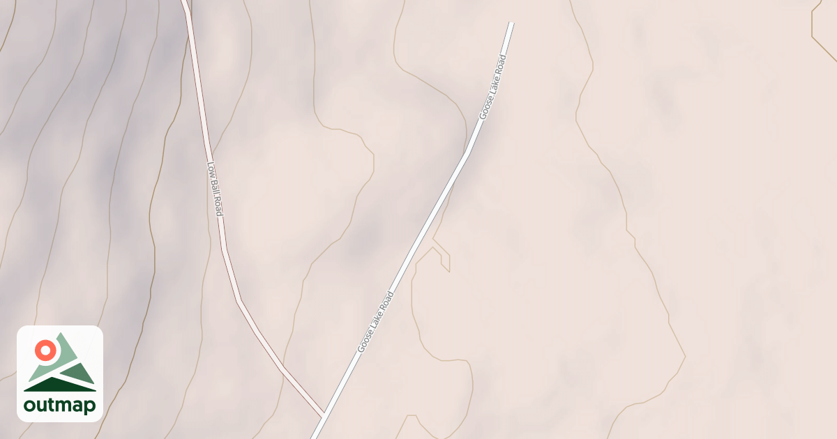 Map of GOOSE LAKE